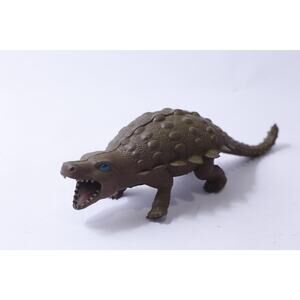 Ankylosaurus, Rubber Figure, AAA, Toy, 7 inches, Dinosaur, Prehistoric Animal,